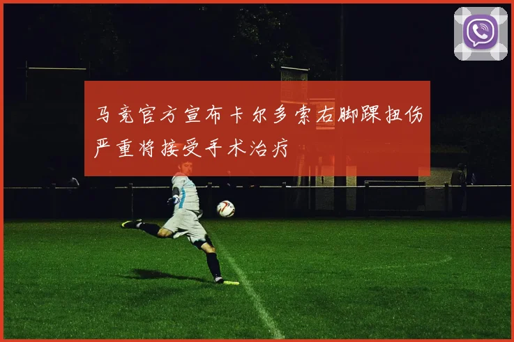 马竞官方宣布卡尔多索右脚踝扭伤严重将接受手术治疗